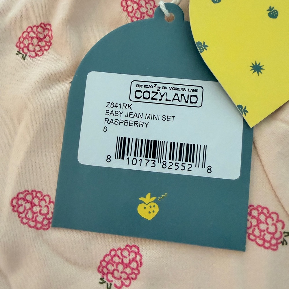 Pink Raspberry Kids Pajamas - Picture 4 of 4